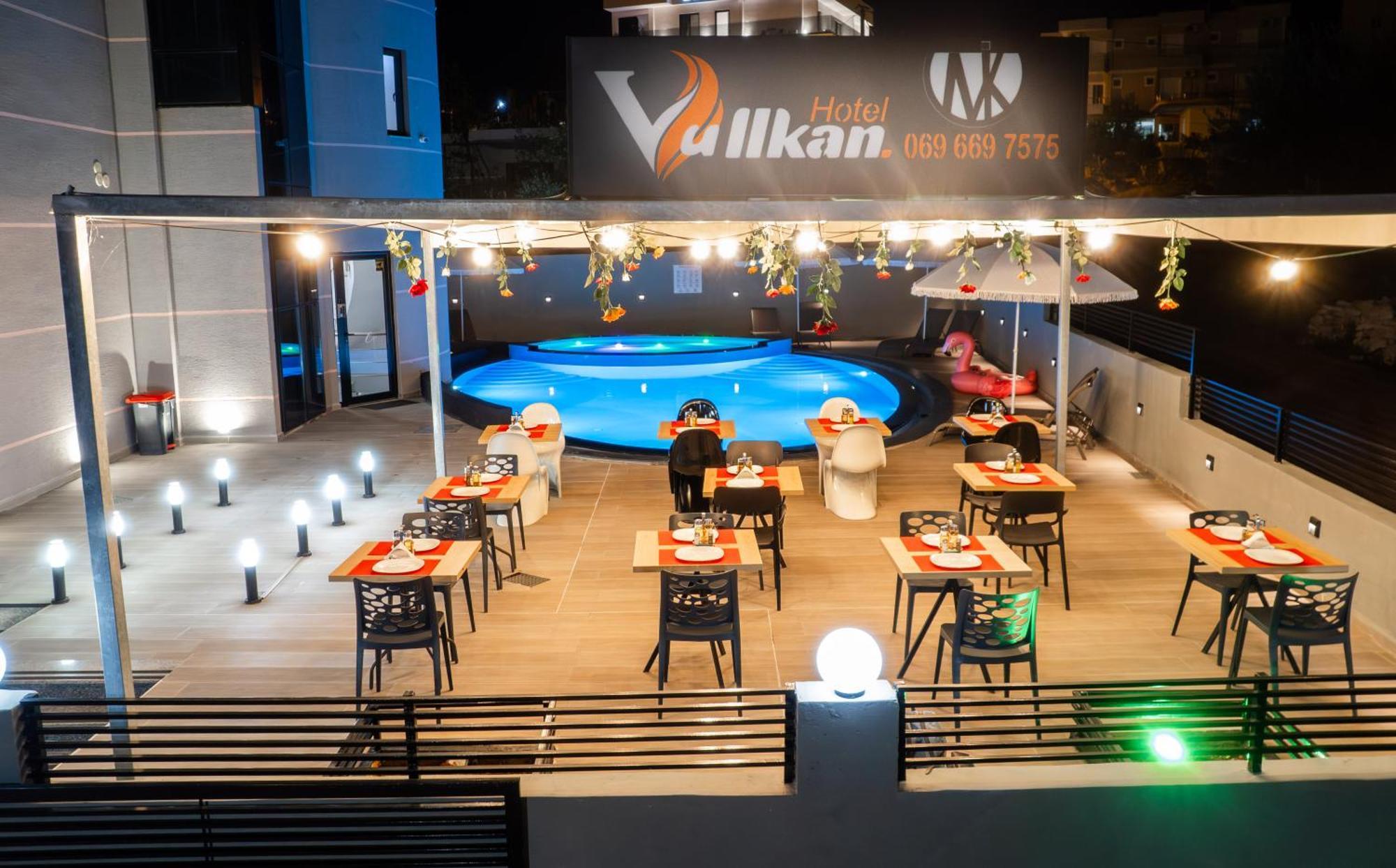Vullkan Hotel Ksamil Buitenkant foto