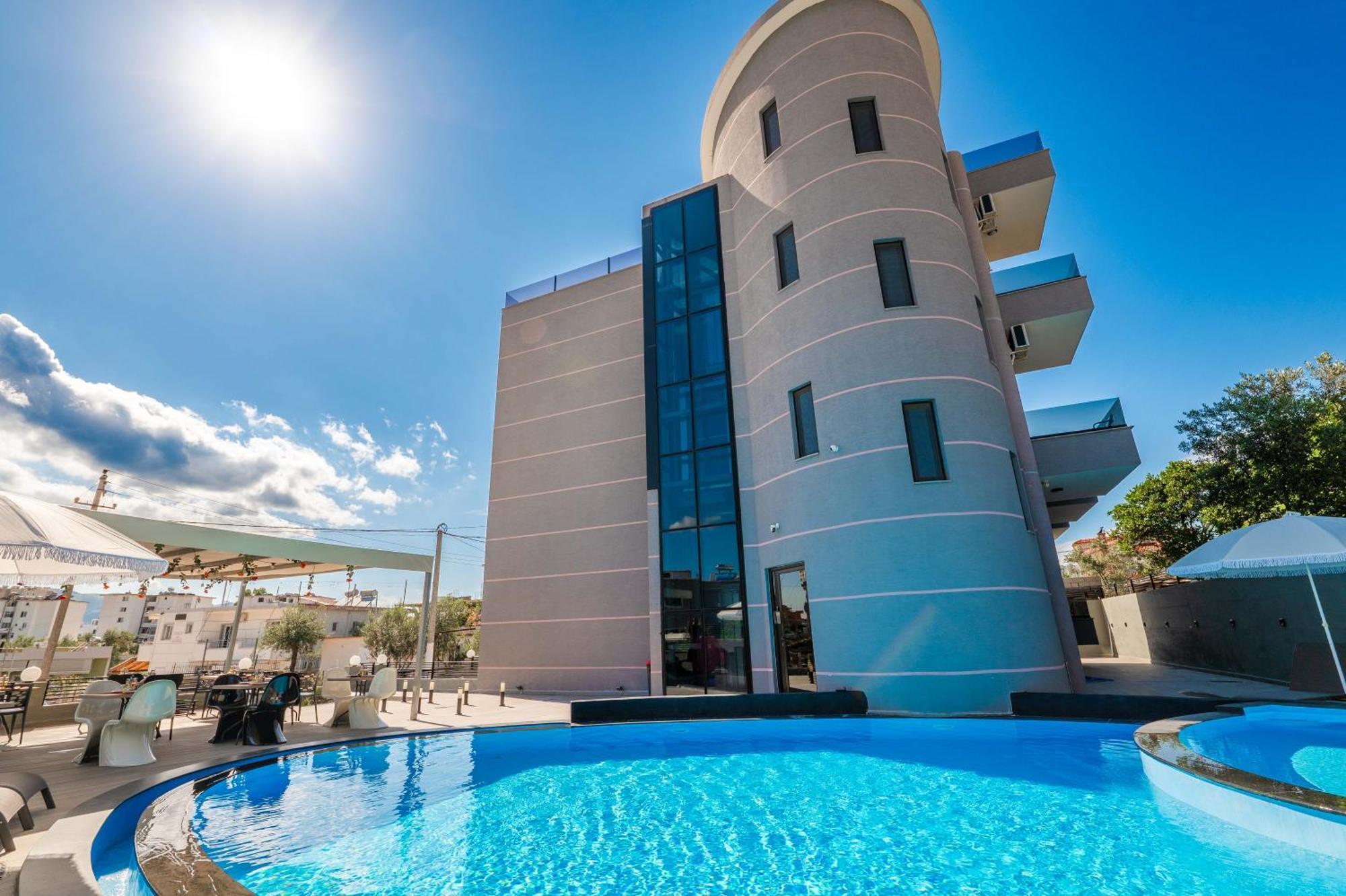 Vullkan Hotel Ksamil Buitenkant foto