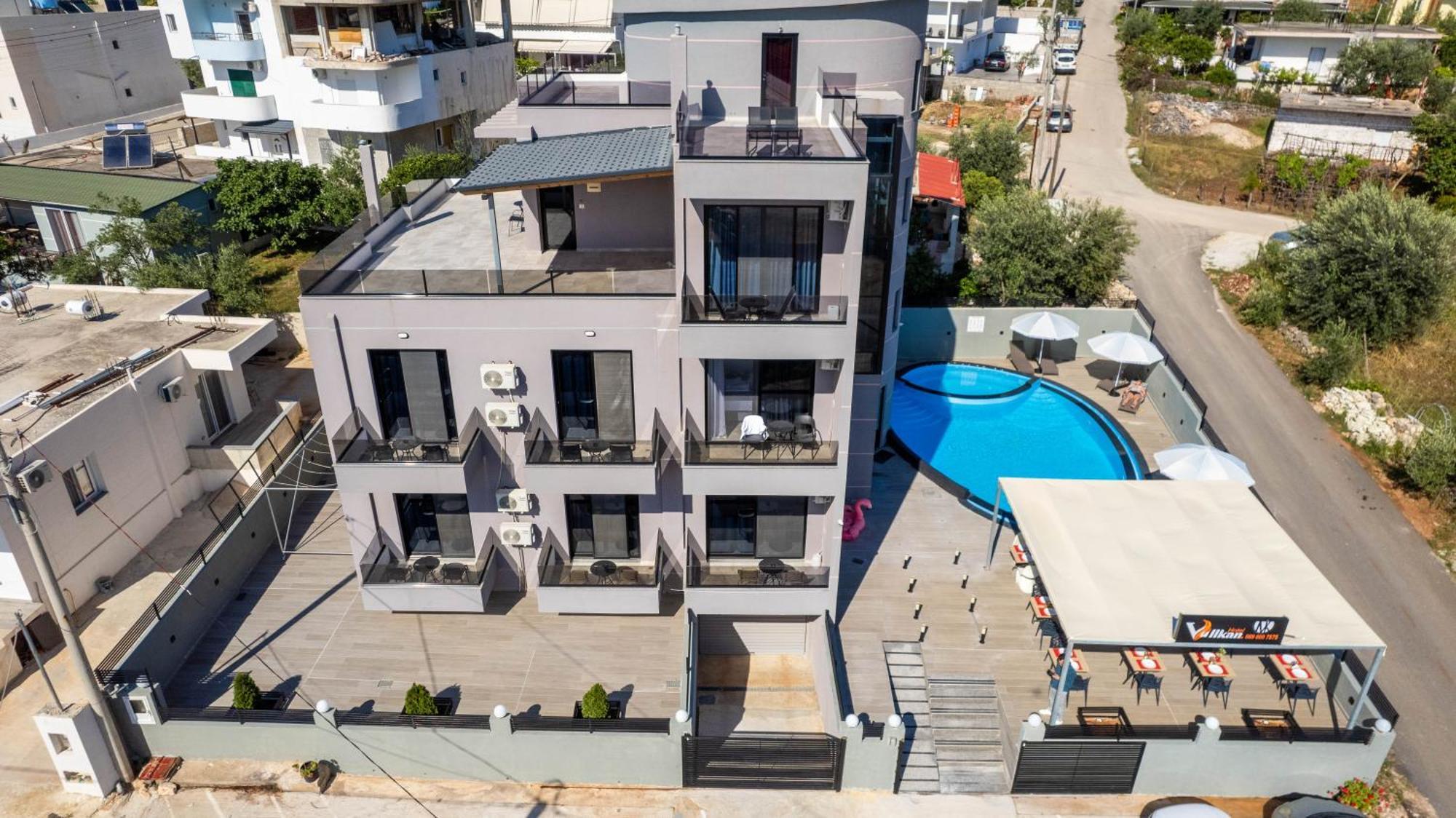 Vullkan Hotel Ksamil Buitenkant foto